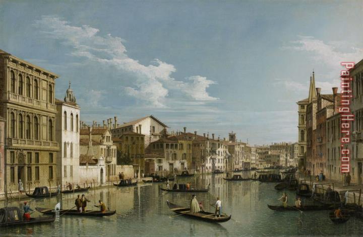 Canaletto Grand Canal From Palazzo Flangini To Palazzo Bembo